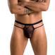 Мужские прозрачные стринги Passion 029 THONG COLLIN S/M Black, сетка SO7559 фото 1