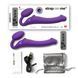 Безремінний страпон з вібрацією Strap-On-Me Vibrating Violet M, діаметр 3,8 см, пульт ДК, регульований SO3825 фото 6