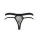 Мужские прозрачные стринги Passion 029 THONG COLLIN S/M Black, сетка SO7559 фото 6