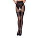 Колготки с открытым доступом, ажурные трусики и подвязки Passion TIOPEN 013 3/4 (20/40 den), black SO5817 фото 1