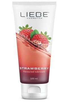 Лубрикант на водной основе Liebe Lubricant Strawberry 100 мл SX1593 фото