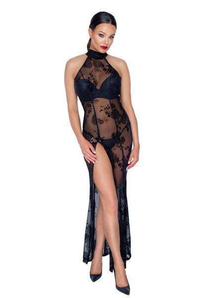 Довга сітчаста сукня Noir Handmade F239 Long tulle dress, XXL SX0137 фото
