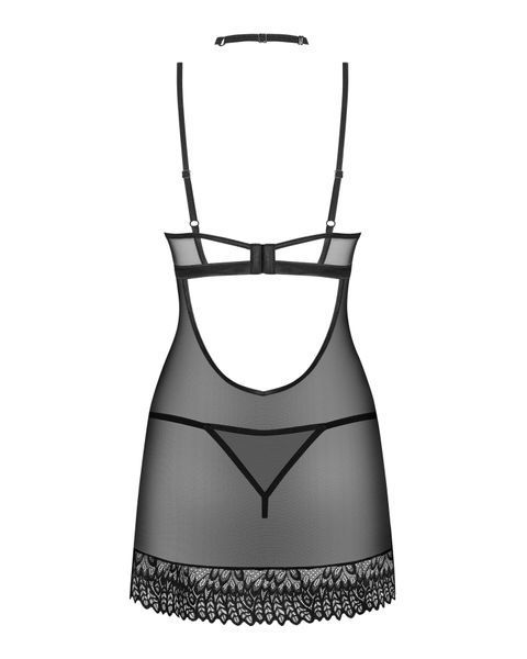 Сорочка Obsessive Donarella chemise & thong XL/2XL SX1142 фото