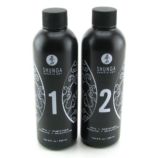 Гель для NURU-массажа Shunga Oriental Body-to-Body &ndash; Melon Mango (2 x 225 мл) плюс простыня SO2553 фото
