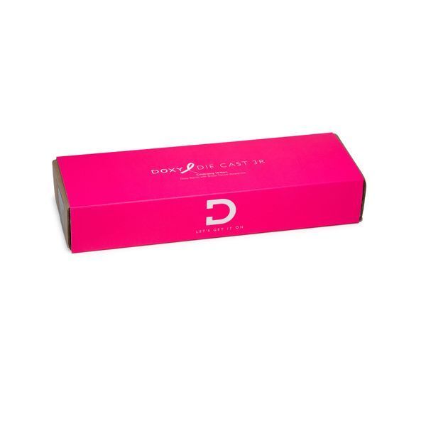 Вибромассажер DOXY Die Cast 3R Hot Pink, очень мощный, перезаряжаемый, металлический корпус SX2460 фото