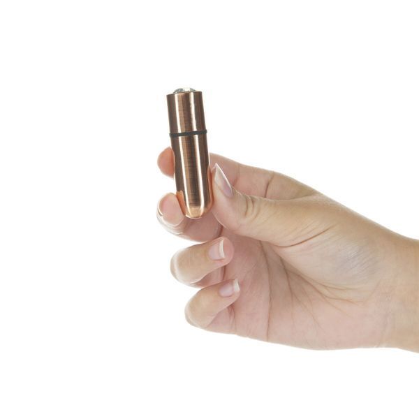 Вибропуля PowerBullet First-Class Bullet 2.5&Prime; with Key Chain Pouch, Rose Gold, 9 режимов вибрации SO6847 фото