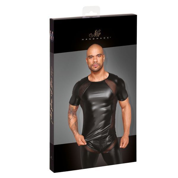 Футболка з мокрим ефектом Noir Handmade H056 Men's T-shirt made of powerwetlook, XXL SX0089 фото