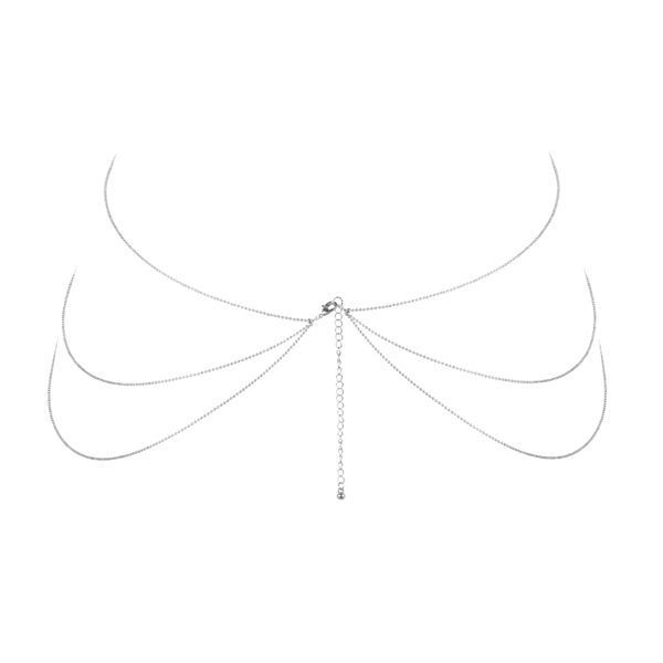 Ланцюжок для тіла Bijoux Indiscrets Magnifique 8 Body Chain &mdash; Silver SO5923 фото
