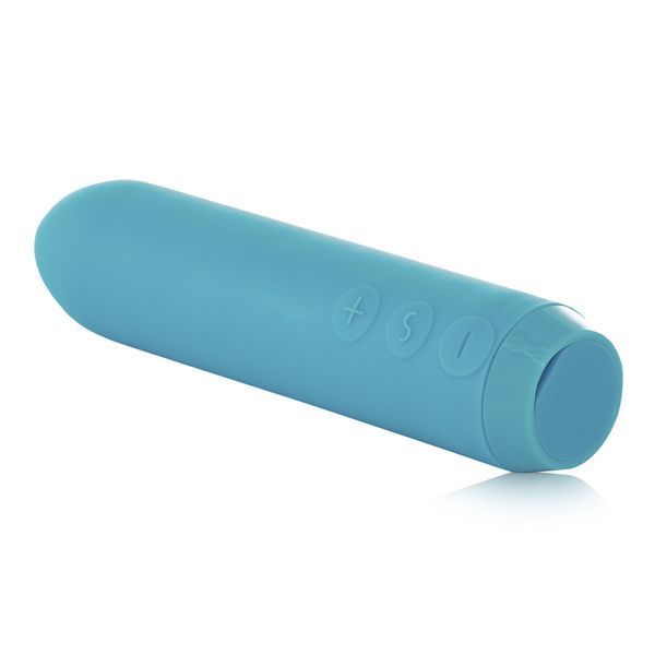 Минивибратор Je Joue - Classic Bullet Vibrator Teal с глубокой вибрацией и фиксацией на палец + подарок косметичка SO3030 фото