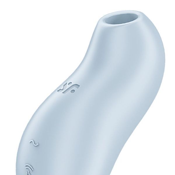 Вакуумный клиторальный стимулятор с вибрацией Satisfyer Pocket Pro 1 Blue SX0574 фото