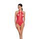 Бодістокінг з декольте Passion BS088 red, імітація корсетної шнурівки SO6383 фото 1
