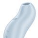 Вакуумный клиторальный стимулятор с вибрацией Satisfyer Pocket Pro 1 Blue SX0574 фото 4
