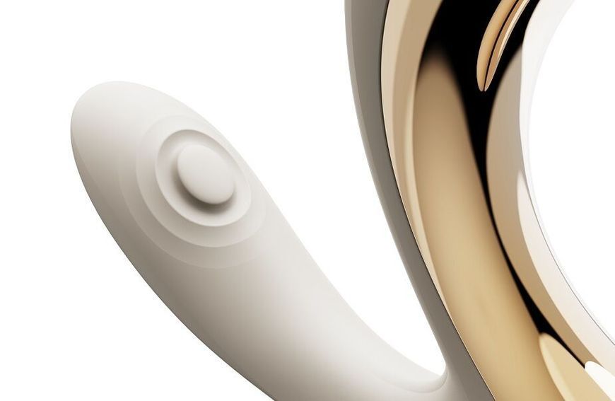 Вибратор-пульсатор с вакуумной насадкой Zalo &ndash; Talis G-Spot PulseWave Vibrator Ivory White SX0714 фото