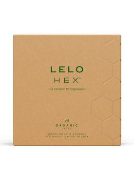 Презервативы LELO HEX Condoms Organic 36 Pack, тонкие и суперпрочные SX3045 фото