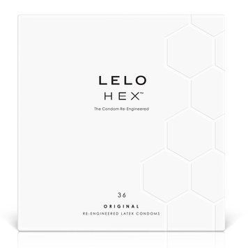 Презервативы LELO HEX Condoms Original 36 Pack, тонкие и суперпрочные SO8131 фото