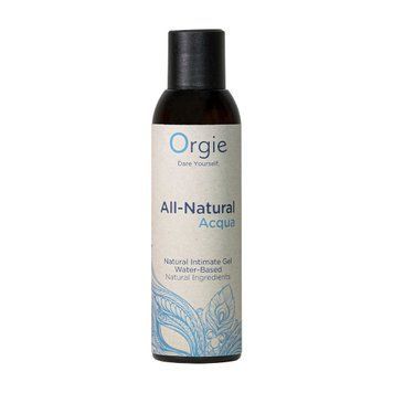 Лубрикант на водной основе Orgie All Natural Acqua, 150 мл, нелипкий, гладкий, натуральный состав SX1495 фото
