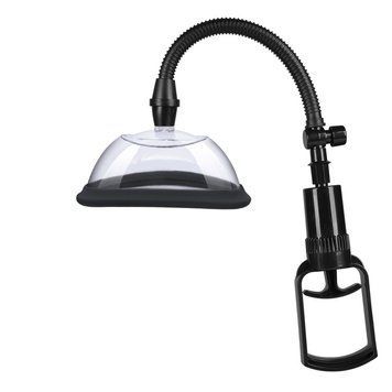 Вакуумная помпа для вульвы Pussy Pump Premium Fun размер L (13 см), механический насос SO8702 фото