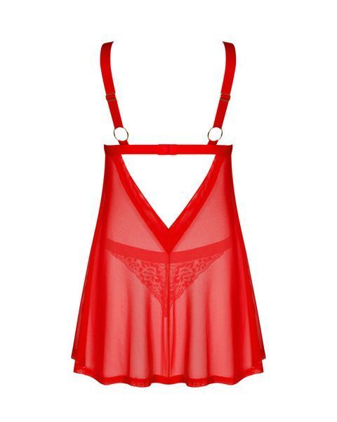 Бебі-дол Obsessive Elianes babydoll & thong XS/S SX1143 фото