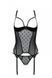 Корсет Passion MARINA CORSET, S/M, black, с открытыми чашками SO9730 фото 3
