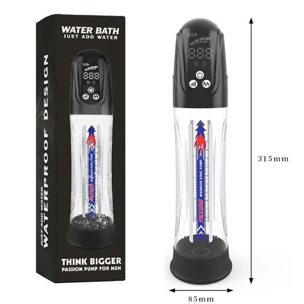 Автоматическая гидропомпа 2в1 (вода/воздух) Water Bath с LED-дисплеем, 2 режима SX1636 фото