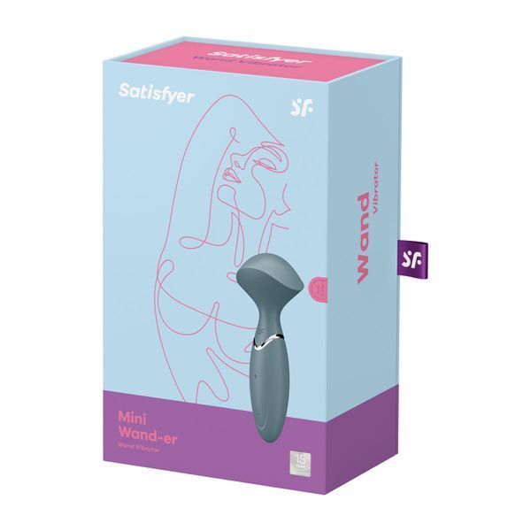 Вибромассажер Satisfyer Mini Wand-er Grey SO7793 фото