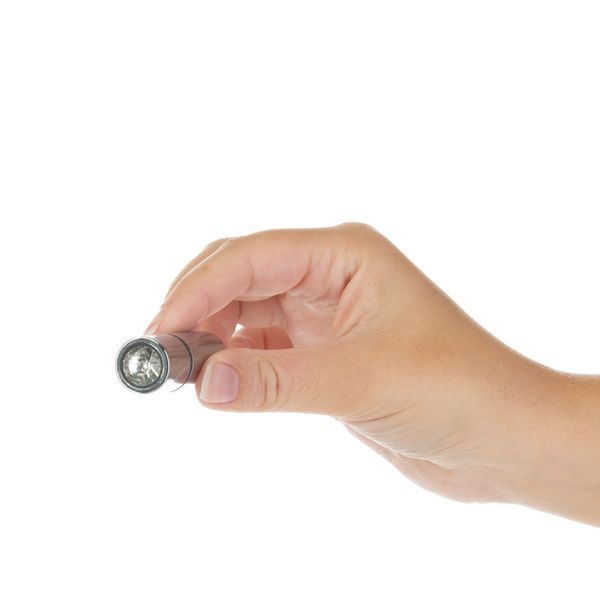 Віброкуля PowerBullet First-Class Bullet 2.5&Prime; with Key Chain Pouch, Silver, 9 режимів вібрації SO6848 фото