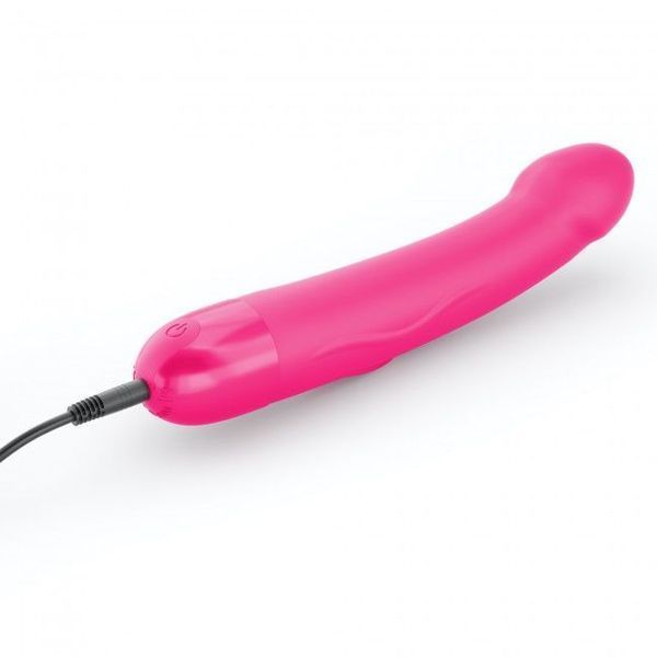 Вібратор Dorcel Real Vibration M Magenta 2.0, діаметр 3,7см, перезаряджається, для точки G SO3571 фото