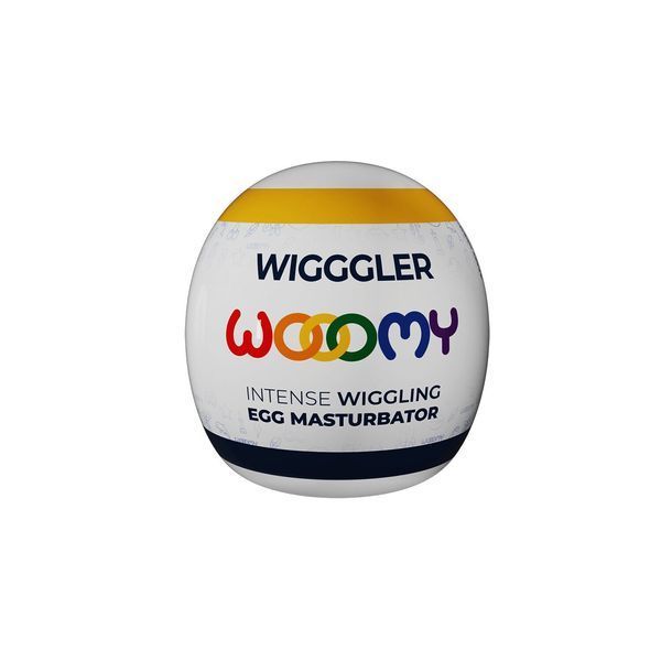Мастурбатор-яйцо Wooomy Wigggler Mini Masturbator, очень нежный, пробник лубриканта Amorean 1 мл SX1706 фото