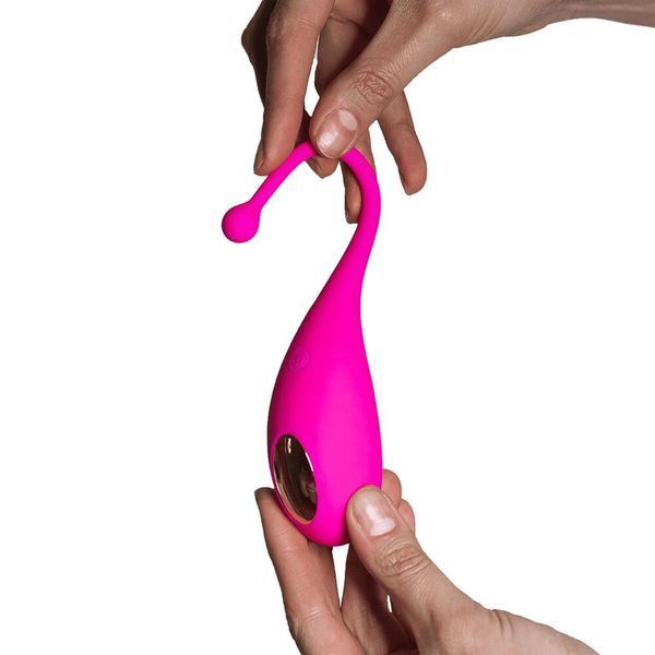 Смарт-виброяйцо Adrien Lastic Palpitation Pink с глубокой вибрацией SO4866 фото