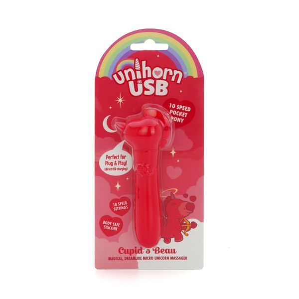 Вибратор-единорожка Unihorn USB Bullet &ndash; Cupid's Beau, вибропуля, USB-зарядка, 10 режимов SX2861 фото