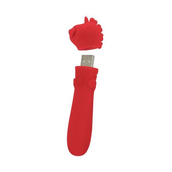 Вибратор-единорожка Unihorn USB Bullet &ndash; Cupid's Beau, вибропуля, USB-зарядка, 10 режимов SX2861 фото
