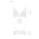 Эластичный топ с кружевом Passion PS001 TOP XL, white SO4190 фото 5