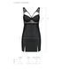 Бебі-дол з еко-шкіри та мережива Passion LOONA CHEMISE XXL/XXXL, black SO5360 фото 7