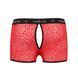 Чоловічі прозорі боксери Passion 046 SHORT PARKER XXL/XXXL Red, сітка, під леопард SO7611 фото 6