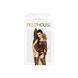 Бодістокінг Penthouse Magical Mistress S/L Black, відкритий доступ, квітковий декор, імітація панчіх SO6465 фото 3
