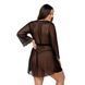 Пеньюар Passion AMBERLY PEIGNOIR 4XL/5XL, black, ажурные декольте и манжеты, широкие рукава SO7053 фото 2