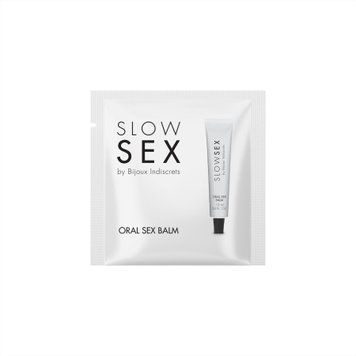 Пробник стимулирующего бальзама для минета Bijoux Indiscrets Slow Sex Oral sex balm SO7019 фото