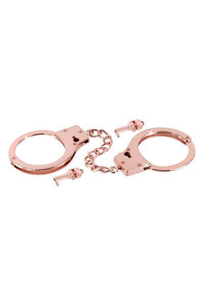 Наручники Fetish Tentation Premium Chick wrist cuffs in rose-gold metal SX1091 фото