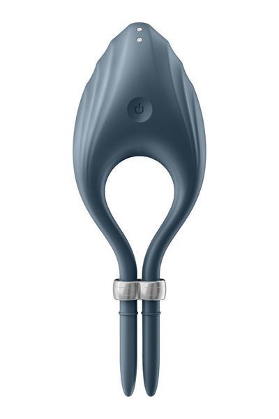 Эрекционное вибокольцо лассо Satisfyer Duelist Dark Blue, 10 режимов, мощный мотор SO6276 фото