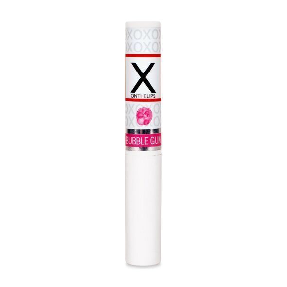 Стимулирующий бальзам для губ унисекс Sensuva &ndash; X on the Lips Bubble Gum с феромонами, жвачка SO4462 фото