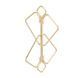 Затискачі для сосків з важкою підвіскою LOCKINK Nipple Clamps with Heavy Pendant - Golden SX0844 фото 9