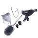 Набор для доминирования LOCKINK SEVANDA Objectification Bathroom Set, маска и 4 насадки SX0894 фото 1