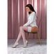 Чулки Passion ST119 3/4 white, ажурная силиконовая резинка с цветочным декором и люрексовой нитью SO5783 фото 2