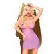 Мінісукня з мереживним ліфом та стрінгами Penthouse - Bedtime Story Purple S/M SO5235 фото 1