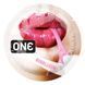 Ароматизированный презерватив ONE FlavorWaves Bubblegum, 1 шт, фиолетовый, запах жевательной резинки SX0751 фото 1