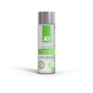 Смазка на водной основе JO H2O Organic Aloe (236 мл), увлажняющий и успокаивающий эффект SX0723 фото