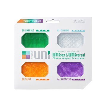 Набор унисекс-стимуляторов Tenga UNI Variety Pack (4 шт), лубрикант в комплекте SO9809 фото