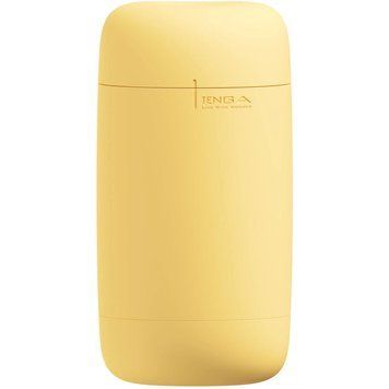 Мастурбатор TENGA PUFFY Custard Yellow, ультрамягкий материал, многоразовый, сквозной SX1328 фото