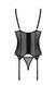 Корсет Passion MARINA CORSET, XXL/XXXL, black, с открытыми чашками SO9731 фото 4