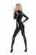 Комбинезон с мокрым эффектом Noir Handmade F293 Powerwetlook catsuit with front zipper, S SX0189 фото 3